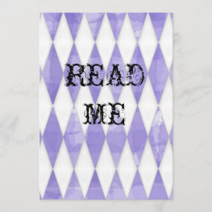 Alice in Wonderland Shower Invite