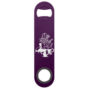Alice in Wonderland. Silhouette illustration