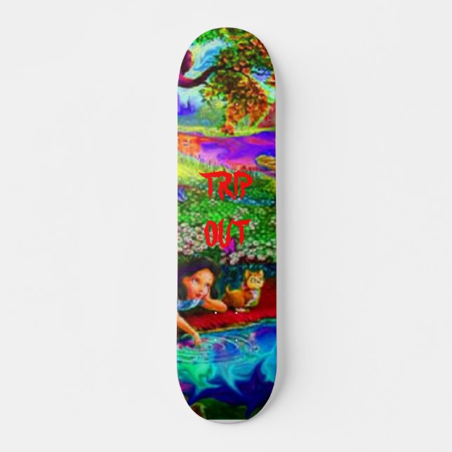 ALICE IN WONDERLAND SKATEBOARD (Front)