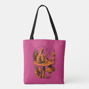Alice in Wonderland Smoking Centipede Tote Bag