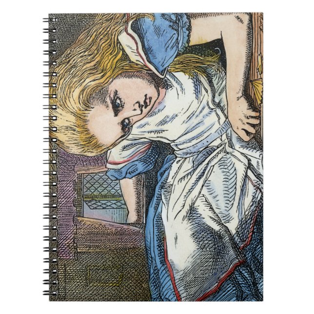 ALICE IN WONDERLAND SPIRAL NOTEBOOK (Front)