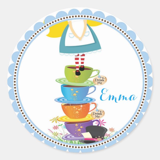 Alice in Wonderland Stickers (Front)