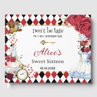 Alice in Wonderland Sweet 16 Birthday Bridal Baby