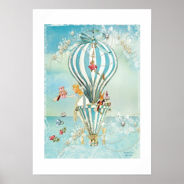 Alice In Wonderland Tea at Four O'Clock Poster (Front)