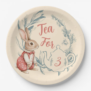 Alice in Wonderland Tea for Three Paper Plate