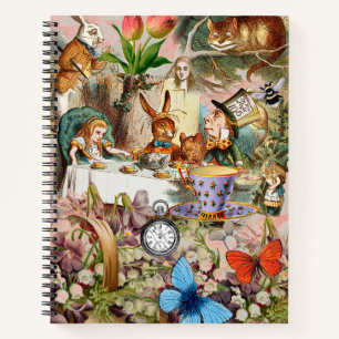 Alice in Wonderland Tea Party Art Notebook