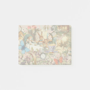 Alice in Wonderland Tea Party Art Post-it Notes