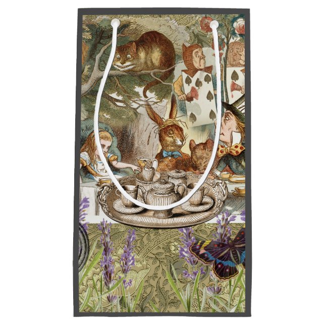 Alice in Wonderland Tea Party Guests Small Gift Bag (Front)