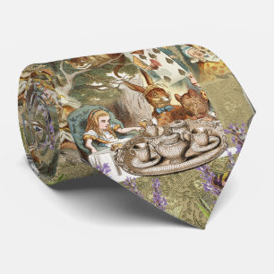 Alice in Wonderland Tea Party Guests Tie