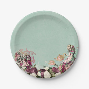 Alice in Wonderland Tea Party Paper Plate
