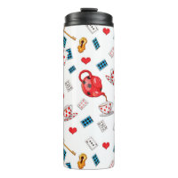 Alice in Wonderland Tea Party Theme Pattern