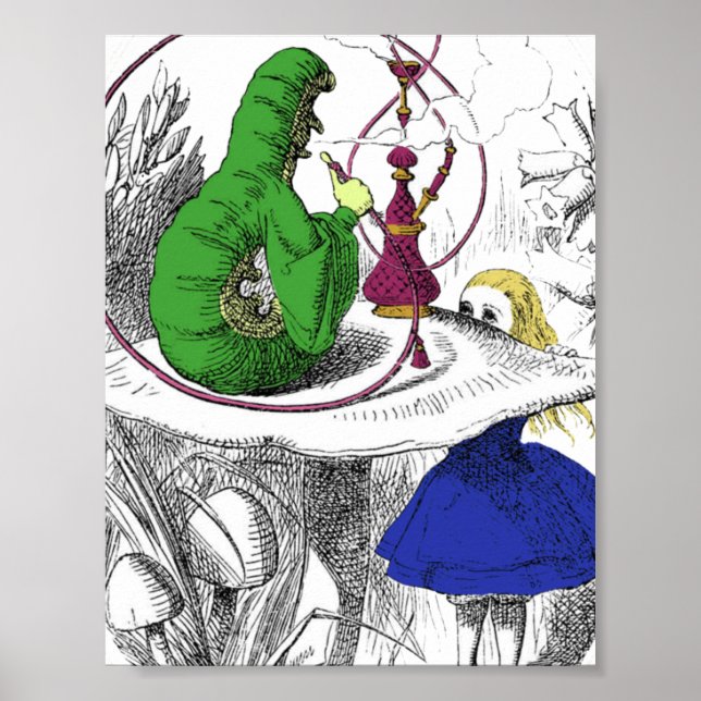 Alice in Wonderland - The Caterpillar Poster (Front)