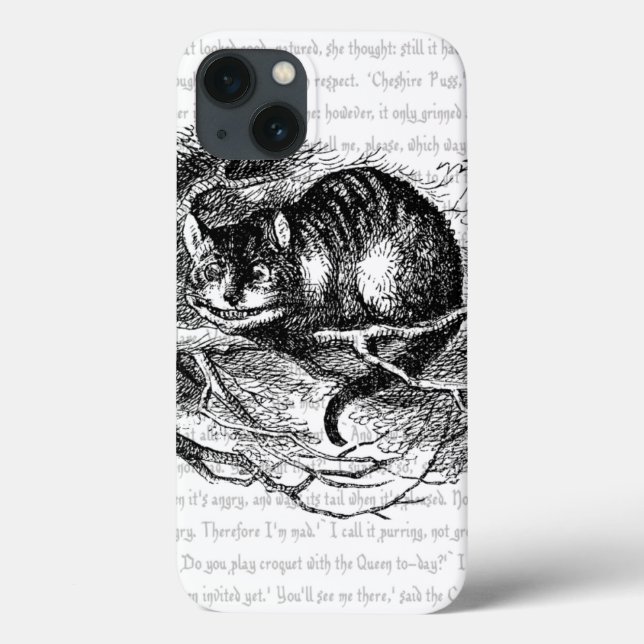 Alice in Wonderland | The Cheshire Cat Case-Mate i Case-Mate iPhone Case (Back)