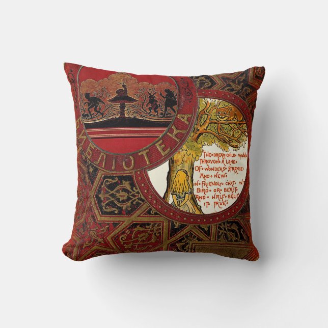 Alice In Wonderland 'The Cheshire Cat' Cushions (Front)