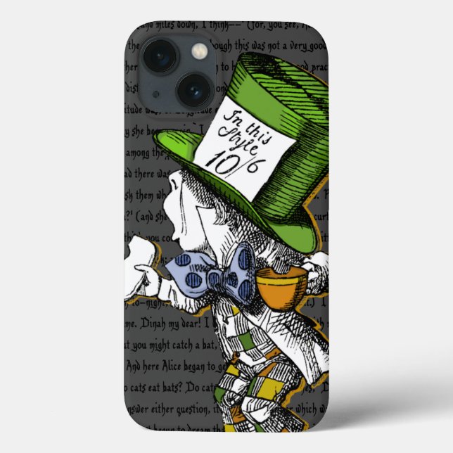 Alice in Wonderland | The Mad Hatter Case-Mate iPh Case-Mate iPhone Case (Back)