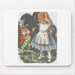 Alice in Wonderland & The Mad Hatter Mouse Pad