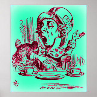 Alice in Wonderland - The Mad Hatter Poster