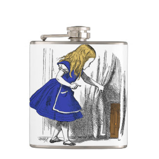 Alice in Wonderland - The Small Door Hip Flask