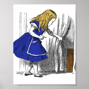 Alice in Wonderland - The Small Door Poster