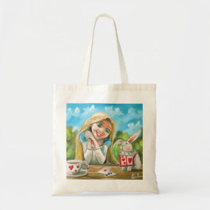 Alice in wonderland the white rabbit Gordon Bruce Tote Bag
