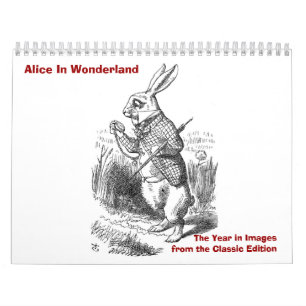 Alice In Wonderland, The Year in Images Calendar