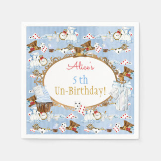 Alice in Wonderland Theme Napkin