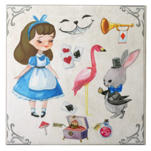 Alice In Wonderland Tile