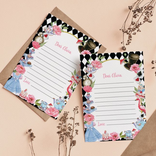 Alice in Wonderland Time Capsule Note Card (Creator Uploaded)