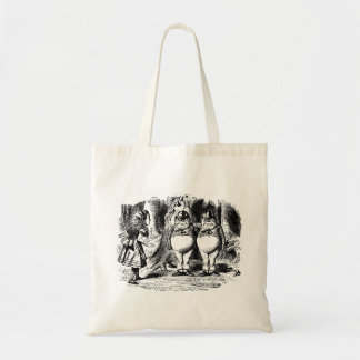 Alice in wonderland tote bag