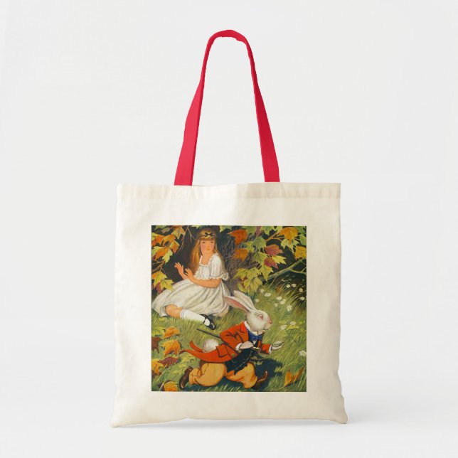 Alice In Wonderland Tote Bag (Front)