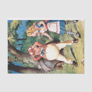 Alice in Wonderland TwiddleDee Dum Decoupage Tissue Paper