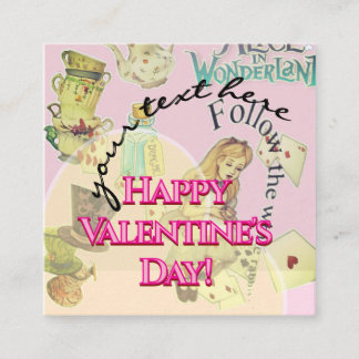 Alice in Wonderland Valentine's Day Cards 