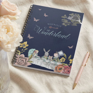 Alice In Wonderland Vintage Fairy Tale Theme Notebook