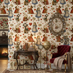  Alice in Wonderland Vintage Wallpaper