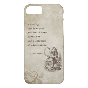Alice In Wonderland W/Flamingo Adventure Quote Case-Mate iPhone Case