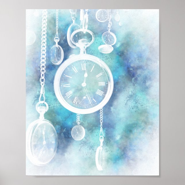 Alice in Wonderland Watches Verticle Print (Front)