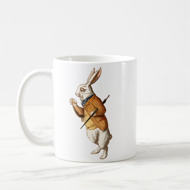   Alice in Wonderland - White Rabbit Coffee Mug (Left)