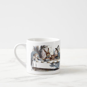Alice in Wonderland White Rabbit Kaninchen Easter Espresso Cup