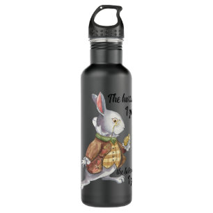 Alice in Wonderland White Rabbit Late The Hurrier 710 Ml Water Bottle
