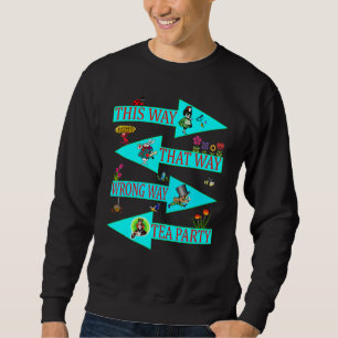 Alice In Wonderland White Rabbit Men Women Kids Te Sweatshirt