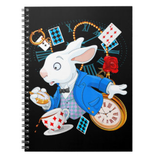 Alice In Wonderland  - White Rabbit Notebook