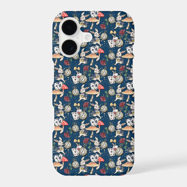 Alice in wonderland white rabbit phone case (Back)