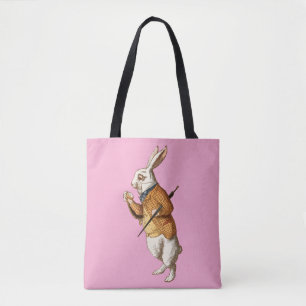   Alice in Wonderland - White Rabbit Tote Bag