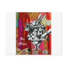 Alice in Wonderland White Rabbit Valentine