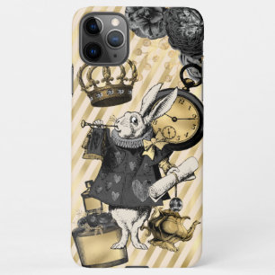 Alice in Wonderland White Rabbit Vintage iPhone 11Pro Max Case