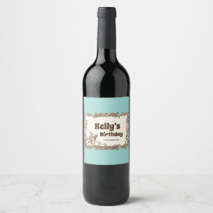 alice in wonderland wine label