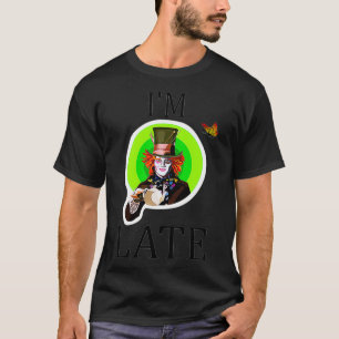 Alice in WonderlandMen Women Kids Mad hatter Premi T-Shirt