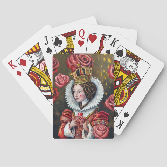 Alice in Wonderland's Queen of Heart Deck of Cards (Back)