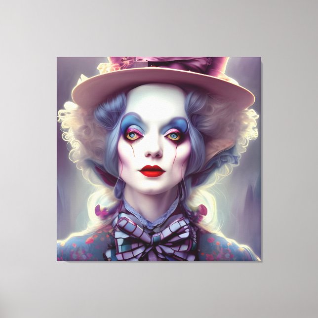 Alice IS the Hatter Canvas Print (Front)