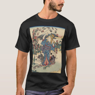 Alice Lost in Japan | Ukiyo-e Floating Wonderland T-Shirt